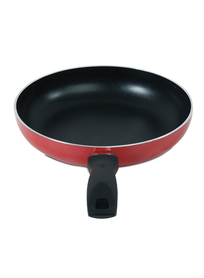 هومواي مقلاة بسطح مانع للالتصاق أحمر/أسود 24cmسم - Image 3