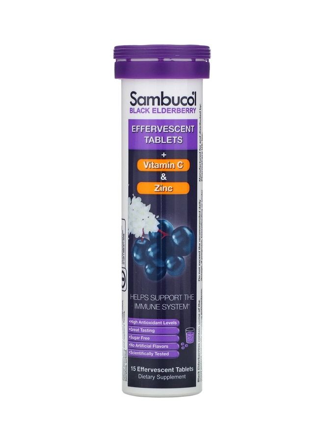 Sambucol Black Elderberry Effervescent Tablets  - Image 1
