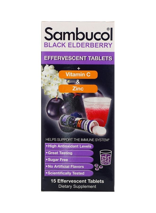 Sambucol Black Elderberry Effervescent Tablets  - Image 2