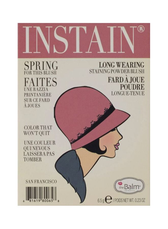 theBalm - INSTAIN Long-Wearing Powder Staining Blush Houndstooth Mauve - Image 1