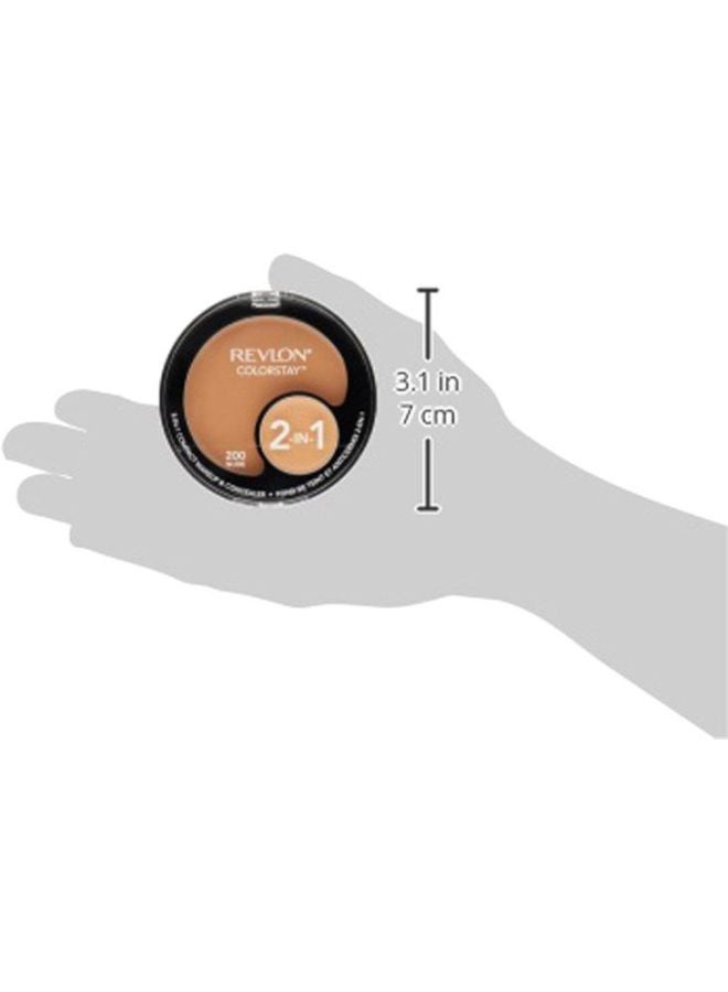 Revlon Colorstay 2-In-1 Compact Makeup And Concealer Natural Tan  - Image 5