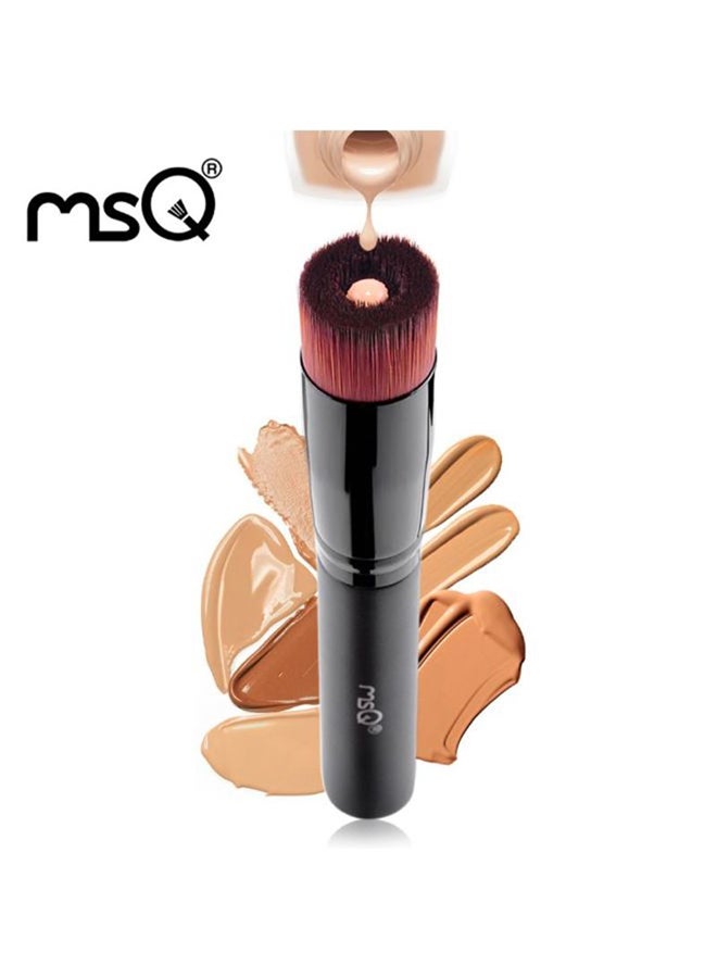 Voberry Multifunction Liquid Foundation Make Up Brush Black/Pink - Image 4