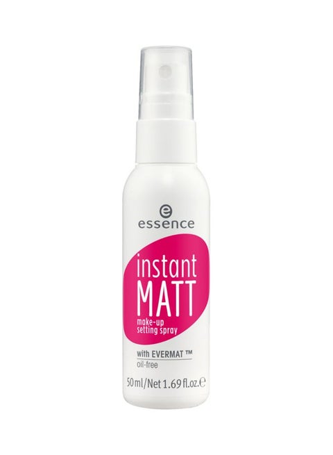 Instant Matt Make Up Setting Spray White