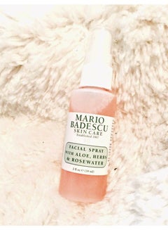 MARIO BADESCU Facial Spray With Aloe Herbs And Rosewater Pink  - Image 3