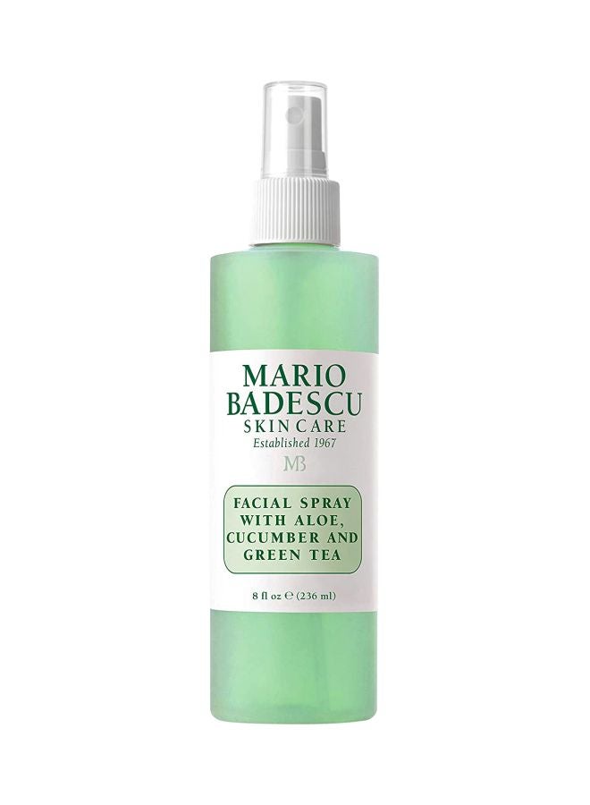 MARIO BADESCU Aloe Cucumber And Tea Facial Spray Green  - Image 1