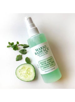 MARIO BADESCU Aloe Cucumber And Tea Facial Spray Green  - Image 3