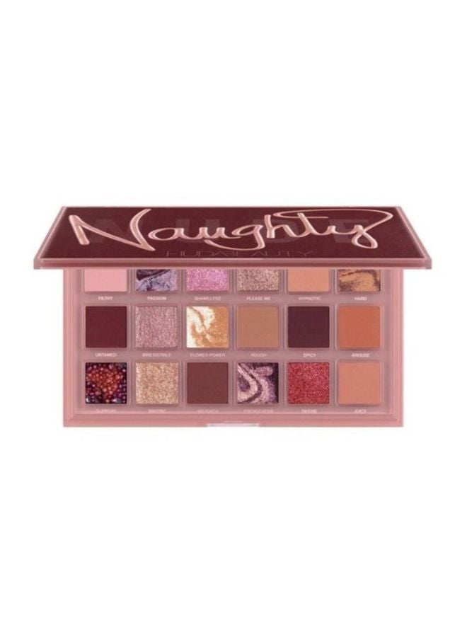HUDA BEAUTY - Naughty Nude 18-Shade Eyeshadow Palette Pink/Brown/Beige - Image 1