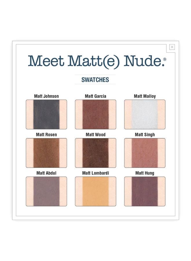 Meet Matt(e) Nude Eyeshadow Palette Multicolour - v1616073544/N14154283A_5