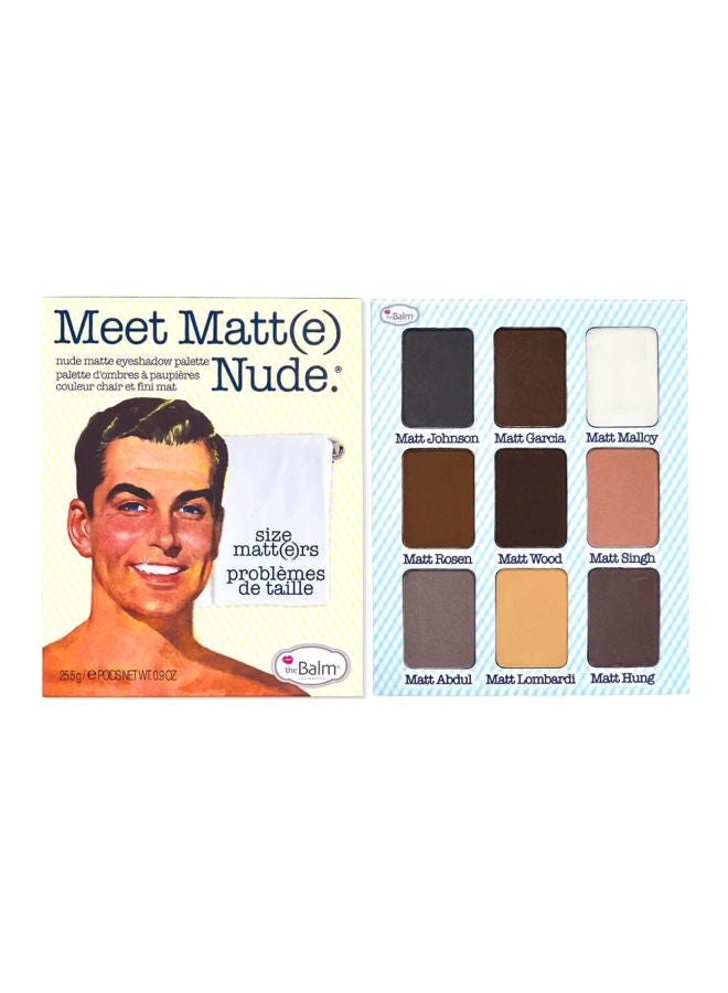 Meet Matt(e) Nude Eyeshadow Palette Multicolour - v1616073544/N14154283A_6