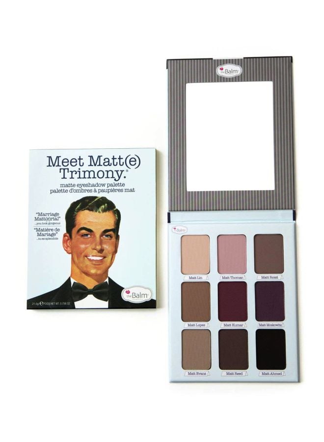 theBalm - Meet Matt Trimony Eyeshadow Palette Multicolour - Image 1
