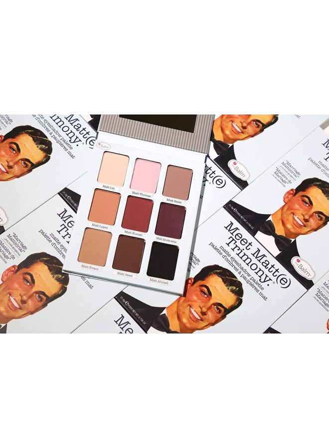 theBalm - Meet Matt Trimony Eyeshadow Palette Multicolour - Image 1