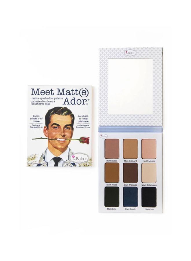 theBalm - Meet Matte Ador Eyeshadow Palette Matt Russo/Matt Bernard/Matt Munos - Image 1