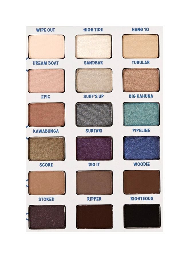 theBalm - Balmsai Eyeshadow And Brow Palette With Shaping Stencils Blue/Purple/Green - Image 1
