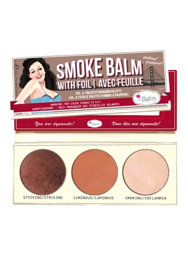 theBalm Smoke Balm With Foil Eyeshadow Palette Brown/Beige - Image 2