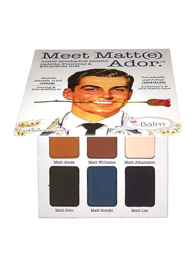 theBalm - Meet Matte Ador Eyeshadow Palette Multicolour - Image 1