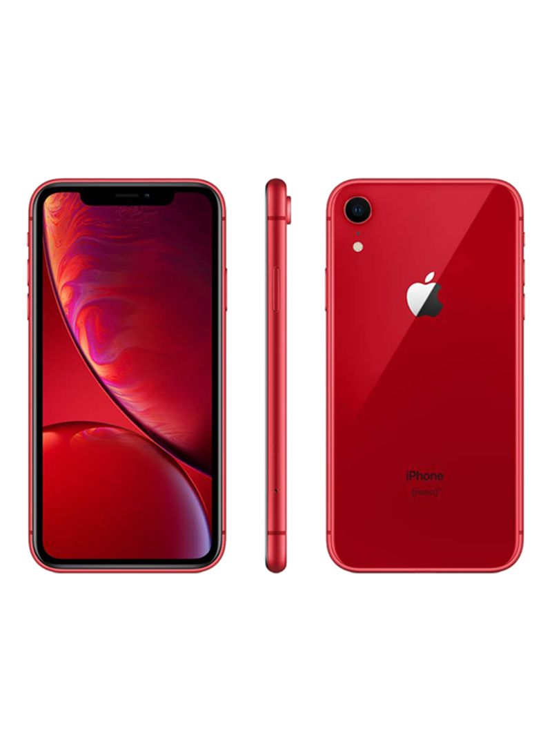 أبل - مُجدد - هاتف آيفون XR بذاكرة داخلية سعة 128 جيجابايت ويدعم تقنية 4G LTE مع تطبيق فيس تايم بلون أحمر - Image 1