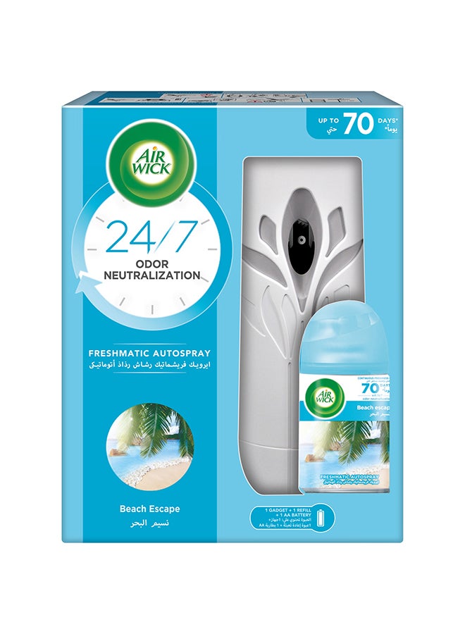 أير ويك معطر جو أوتو بيتش إسكيب مع عبوة إضافية متعدد الألوان 250ملليلتر
