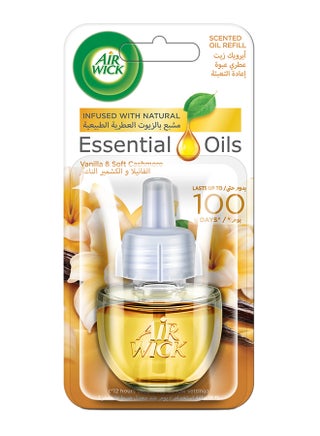Freshener Essential Oil Diffuser Refill, Vanilla And Soft Cashmere Multicolour 19ml - v1616075535/N45422953A_1