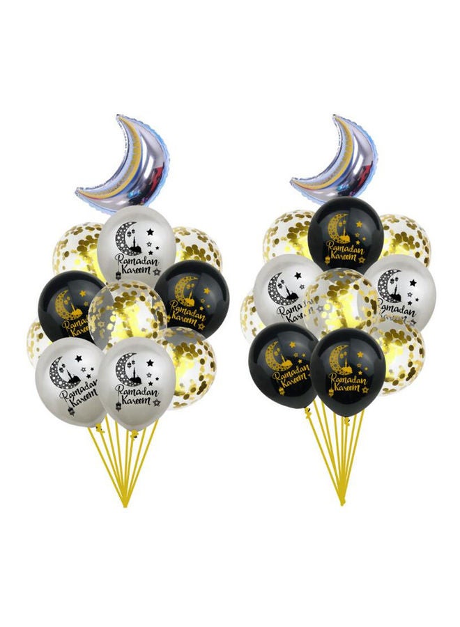 22-Pack Ramadan Muslim Decoration Aluminum Balloon 