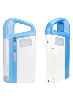 SONASHI Rechargeable Emergency Lantern  Bright LED with Solar Charge and Power Bank Function  Designed with SidelightsContinuous Working Time 30 Hours  Battery Capacity Indicator SEL-697SP Blue 15x6.5x20cm  - Image 3