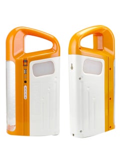 SONASHI Rechargeable Emergency Lantern  Bright LED with Solar Charge and Power Bank Function  Designed with SidelightsContinuous Working Time 30 Hours  Battery Capacity Indicator SEL-697SP Orange 15x6.5x20cm  - Image 3