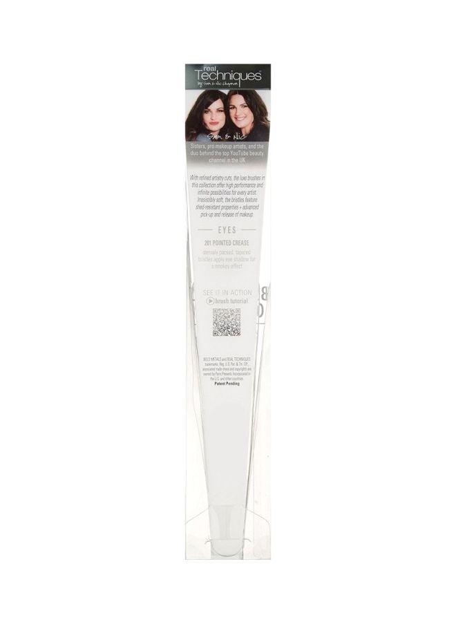 REAL TECHNIQUES Bold Metals 201 Pointed Crease Brush Silver  - Image 3