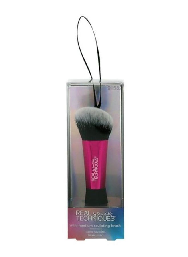REAL TECHNIQUES Mini Medium Sculpting Brush Pink/Black  - Image 2