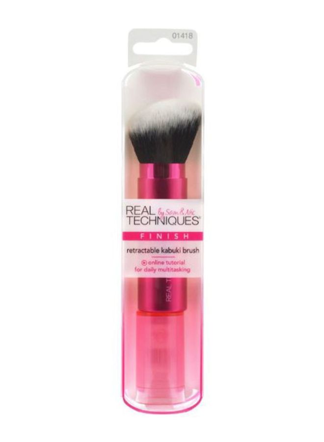Retractable Kabuki Brush Pink