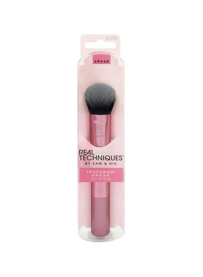 REAL TECHNIQUES Instapop Cheek Face Brush Pink/Grey/Black
