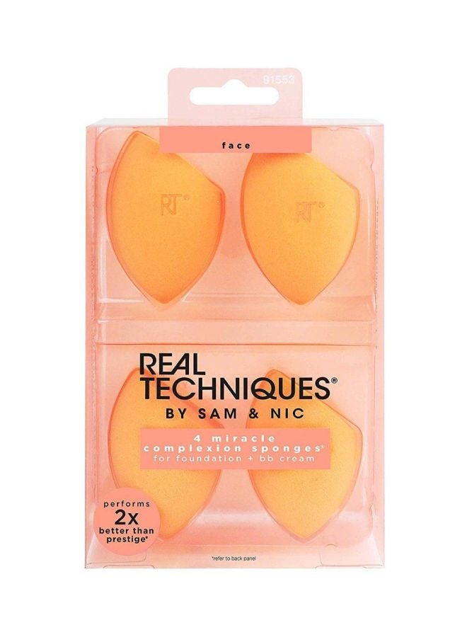 ريل تكنيكس مجموعة إسفنج ميراكل كومبلكشن من 24 قطعة برتقالي - Image 3