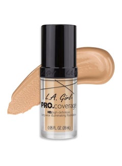 LA Girl Pro.Coverage HD Illuminating Foundation GLM642 Fair  - Image 2