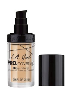 LA Girl Pro.Coverage HD Illuminating Foundation GLM642 Fair  - Image 4