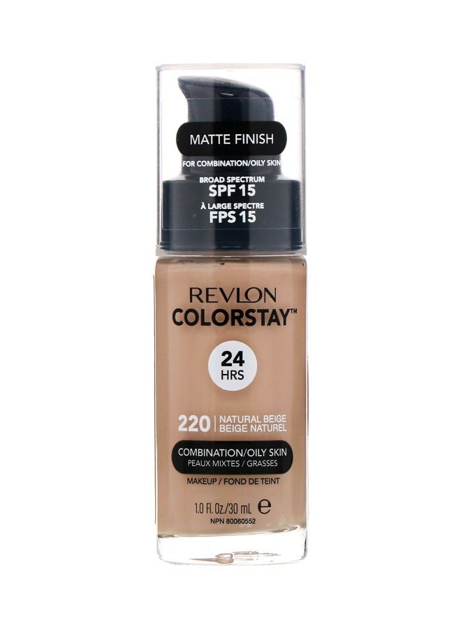 Revlon Colorstay 24Hrs Matte Finish Foundation Natural Beige  - Image 1