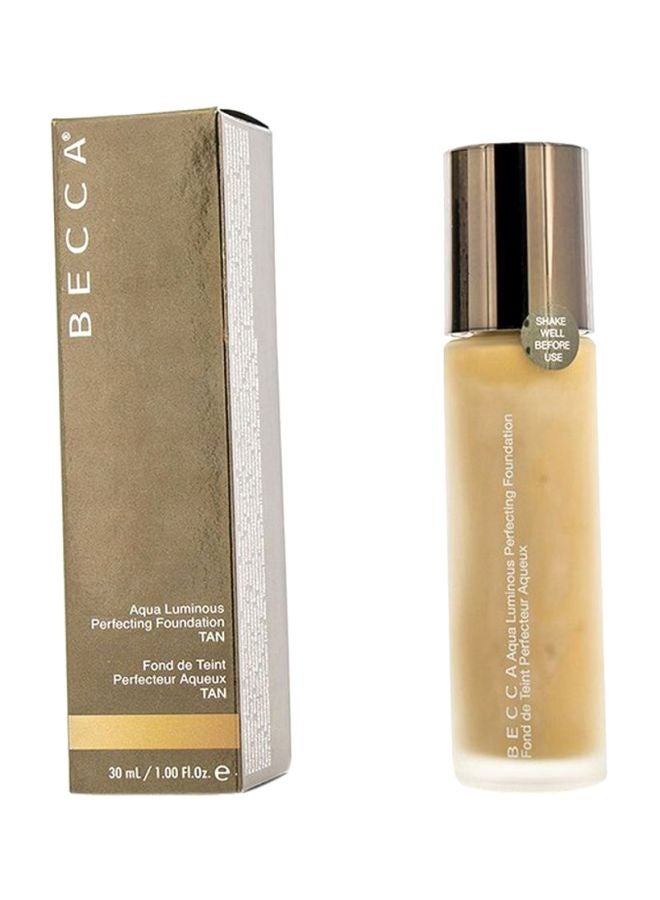 BECCA Aqua Luminous Perfecting Foundation Tan - Image 1