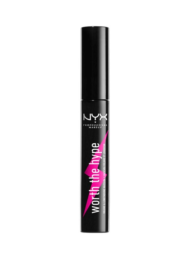 NYX PROFESSIONAL MAKEUP Worth the Hype Volumizing & Lengthening Mascara - 01 Black  - Image 1