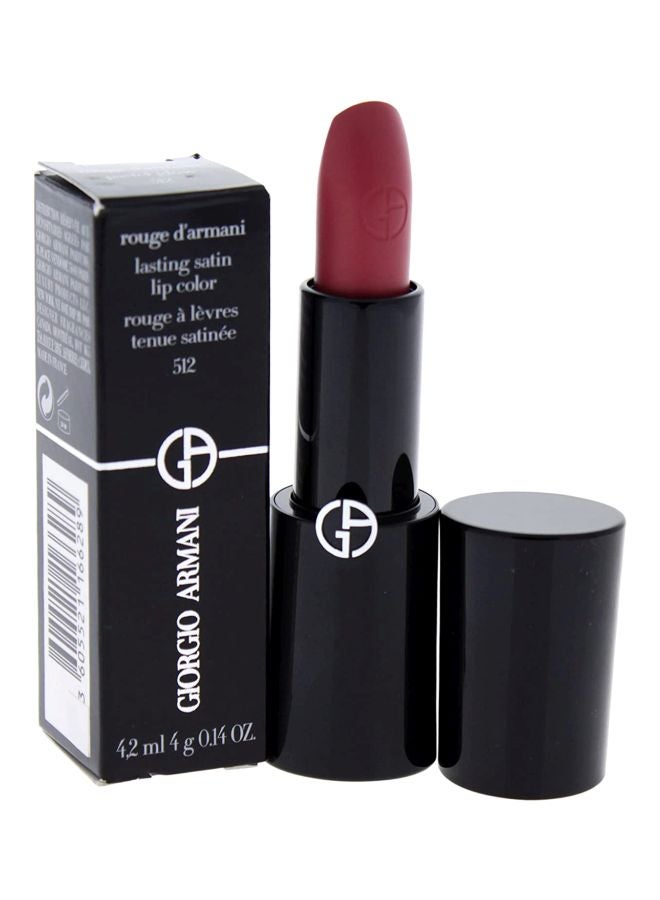 GIORGIO ARMANI - Rouge Satin Lip Colour 512 Pastel Glow - Image 1