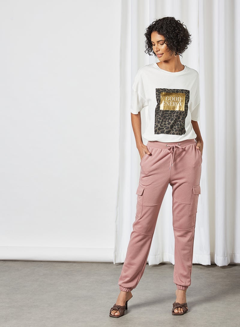 Foil Box Print T-Shirt Pristine