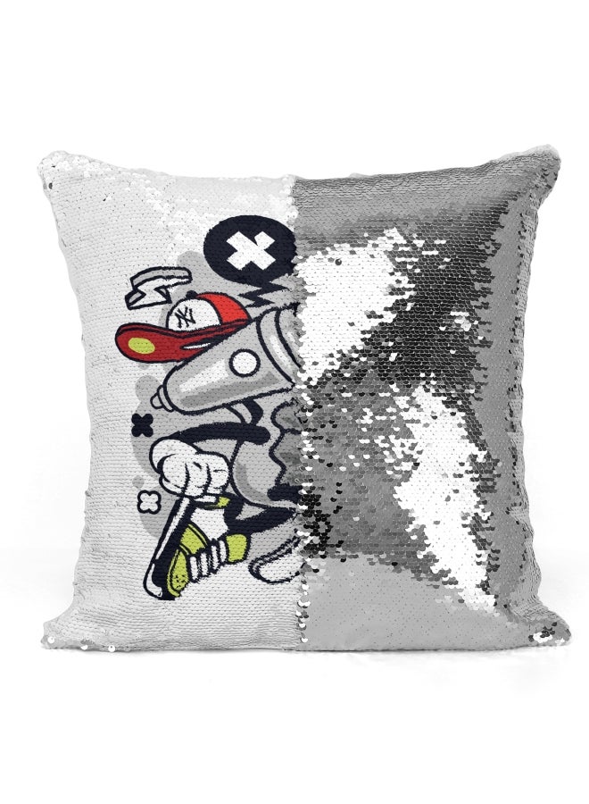 Decorative Laser Gun Pillow Multicolour 40x40cm - Image 3