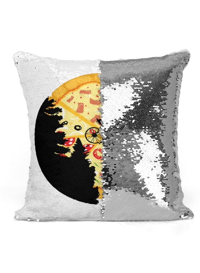 Decorative Throw Pillow Flying Bike Multicolour - Image 3