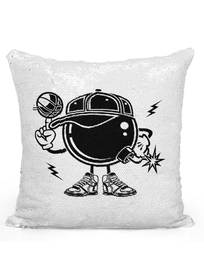 Decorative Throw Pillow White 16 x 16inch - Image 1
