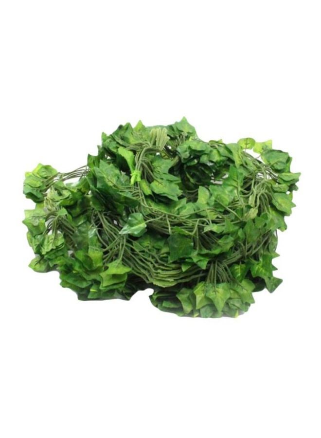 Sharpdo 12-Piece Artificial Leaf Rattan Set Green 10x210x2.5cm  - Image 1