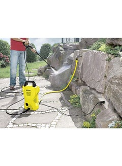 KARCHER K2 Compact High Pressure Washer With Accessories Yellow/Black 27.98x44.3x17.59cm  - Image 4