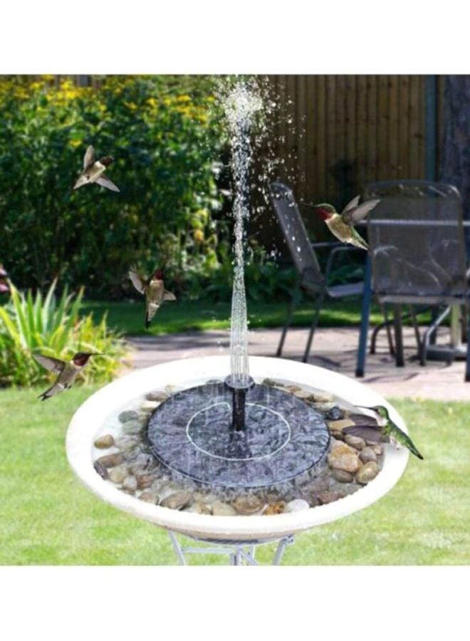 Voberry Solar Fountain Pump With Battery Backup Black 19x19x4cm - Image 5