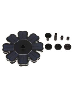 ديسديل نافورة مياه بمضخة تعمل بالطاقة الشمسية الأسود / الأزرق 17x5x17سم  - Image 1