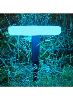 Decdeal Solar Powered Flower Shape LED Landscape Light White/Black 16.5x4.4cm  - Image 2