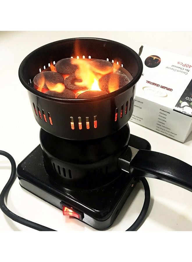 DLC Single Charcoal Heater Black  - Image 4