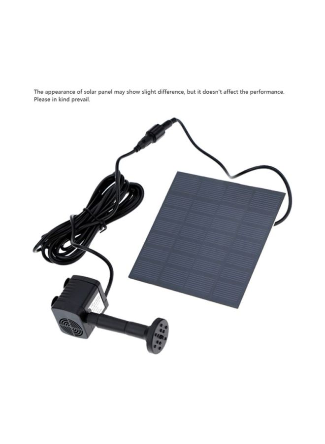 Decdeal - Solar Powered Water Pump Black - Image 1