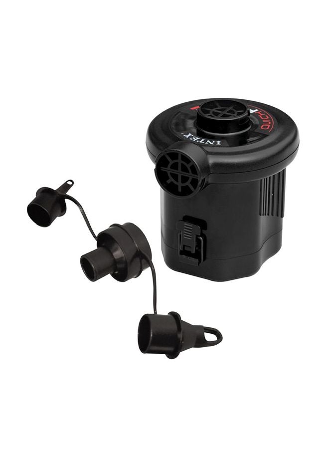 INTEX - Quick Fill Battery Air Pump With 3 Nozzle Black - Image 1