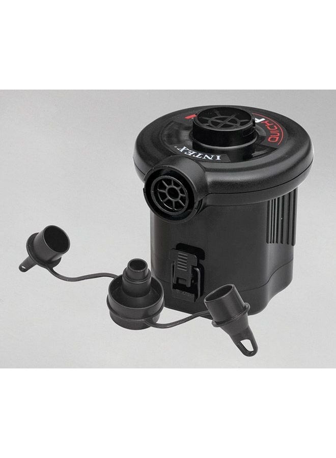 INTEX - Quick Fill Battery Air Pump With 3 Nozzle Black - Image 1