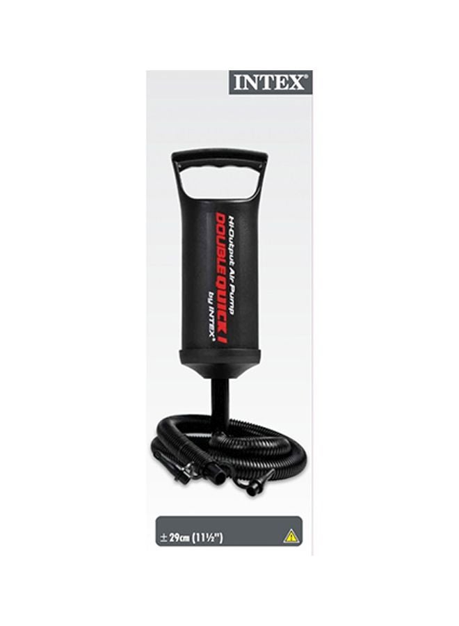 Double Quick Hand Pump ( 11 / 1/2 Inch ) Black 29cm